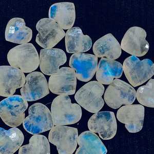 Piedra Preciosa de Piedra Lunar Arcoíris en Forma de Corazón de 10mm, Tallada, Suelta, para Fabricación de Joyería al por Mayor, Proveedor de Gemas, Joyería a Granel - Product Image 5