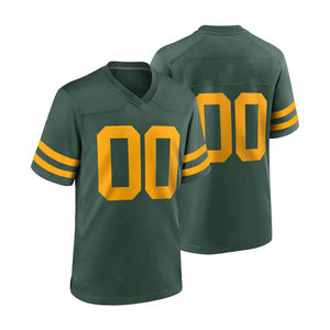 Nuevo Diseño Personalizado de Camisetas de Fútbol Americano, Tallas Grandes, Manga Corta, 100% Poliéster, Transpirable, Secado Rápido, Protección UV Alta - Product Image 6