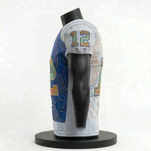 High Quality Wholesale Price Custom Digital Printing American Football Jersey Breathable Quick Dry Short Sleeve Sports Wear - Product Image 5