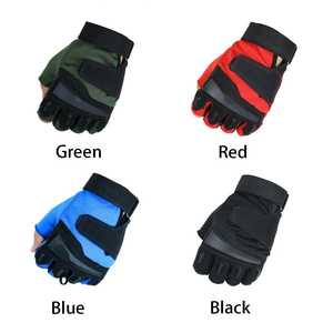 Guantes de Gimnasio Unisex de Medio Dedo, Microfibra Antideslizante, Cierre de Gancho y Bucle, para Levantamiento de Pesas, Profesionales, de Cuero, para Exteriores, Personalizados - Product Image 3
