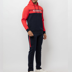 Chándal de moda para hombre con logotipo bordado personalizado, ropa de calle, 100% algodón, tela suave y holgada, chándales para hombre - Product Image 6
