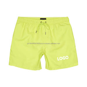 Bañador de talla grande y alto personalizado, bañador azul marino para hombre, pantalones cortos con forro de compresión - Product Image 3