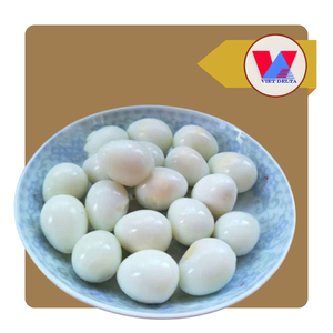 HUEVOS DE CODORNIZ ENLATADOS FRESCOS DE GRANJA DE 15 oz, HUEVOS DE CODORNIZ COZIDOS Y PELADOS, LISTOS PARA COMER, PARA SOPA ASIÁTICA, BAOZI Y CARNE BRASADA - Product Image 1