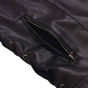 Chaleco Clásico de Cuero Casual de Invierno con Diseño de Botones en la Parte Delantera, Transpirable y Ecológico, Chaleco Resistente para Hombre - Product Image 5