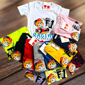 Boys Children Kids T Shirts Premium Quality Girls School Wear T-Shirt Wholesale Surplus Branded Overrun Apparel Stock Bangladesh - Product Image 6