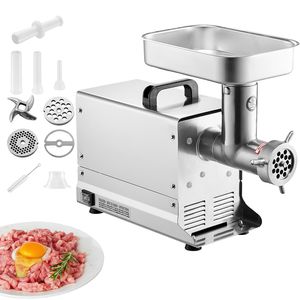 Tritacarne Commerciale in Acciaio Inox, Capacità 11 Libbre/Min, Lama Elettrica, Piastra di Macinazione, Macchina per Salsicce - Product Image 1