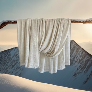 100% New Model <b>Square</b> Style Oversize Cashmere Hand Woven Shawl Wrap Stylish Printed <b>Silk</b> <b>Scarf</b> Safe Winter Warmer for Women - Product Image 3