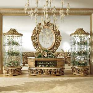 Juego de Sofás Seccionales Europeos de Lujo Langham con Mesa de Madera, Diseño Tradicional Ecológico y Duradero para Sala de Estar y Uso en Hoteles - Product Image 5