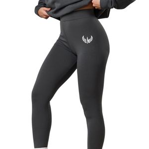 Legging gris graphite pour femme, taille haute, extensible, pour fitness, entraînement et yoga, vêtement de sport confortable - Product Image 2