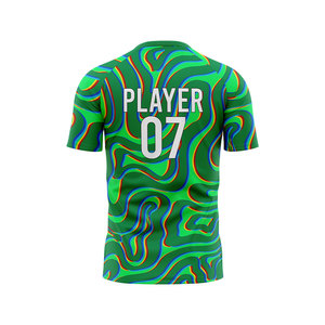 Maillots de football personnalisés, fournisseur OEM de maillots de football européens, vente en gros d'uniformes d'équipe, commande en gros, logo personnalisé, nom d'équipe imprimé - Product Image 2