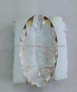 พลอยควอทซ์ทรงเหลี่ยมตัดสี่เหลี่ยมจากทองแดงธรรมชาติ100% อัญมณีหลวมอัญมณีขนาด44X22X23มม. น้ำหนัก66ซม. - Product Image 4