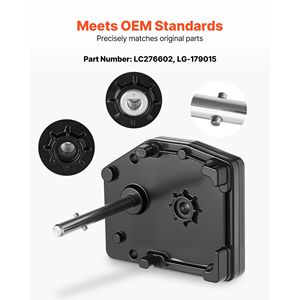 Universal Mount Steel Gearbox RV Fifth Wheel Landing <b>Gear</b> <b>Box</b> 276602 Compatible with Lippert Venture Atwood Stromberg Carlso" - Product Image 3