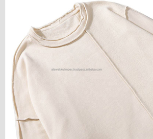 Sudadera con capucha de invierno unisex de doble capa de algodón grueso con diseño gráfico de pedrería, lavado ácido vintage, dobladillo sin rematar y estilo streetwear. - Product Image 4