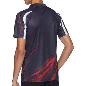 Chemises polo pour hommes avec logo personnalisé, chemises de golf, 100% polyester, sublimation, t-shirt uni, polo, t-shirt de golf pour hommes - Product Image 4