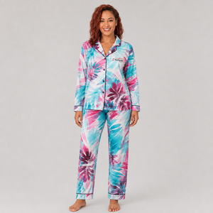 Nightwear <b>Women's</b> <b>Pajama</b> Set Soft Cotton Eco Friendly Breathable Comfortable Loungewear Custom Design <b>Pajama</b> Set for <b>Women</b> - Product Image 1