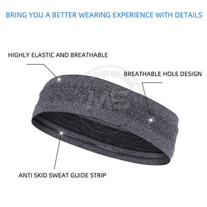 High Quality Dry Non-Slip Sweat Absorbing Gym <b>Headband</b> Fitness Training Running Workout Sessions Comfortable Everyday Sportswear - Product Image 3