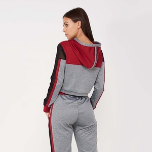 Conjunto Deportivo de Dos Piezas para Mujer, Estilo Jogger, Color Rosa Teñido, Fabricante de Conjuntos Deportivos, Ropa Femenina - Product Image 6