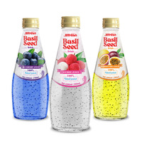 Private Label Basilicum Zaad Dranken Met Vruchtensap Veel Smaak Vietnam Fabriek 290Ml Gebotteld Jbvers Sap Premium Kwaliteit