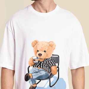 Camiseta de Hombre 100% Algodón Jersey, Personalizable con Logotipo de Marca, Impresión Serigráfica, Color Blanco, Casual, Manga Corta, Corte Regular, 300g, al por Mayor - Product Image 4