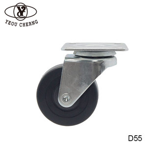 Swivel <b>Wheels</b> 50mm TPR ISO Certification for Musical Instrument Cases Wholesale D55 - Product Image 3