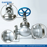 Vanne de régulation manuelle DN50/DN80 en acier inoxydable 304/316 WCB à bride avec volant, pour vapeur, eau, huile, classe 150 PN16 OEM/ODM