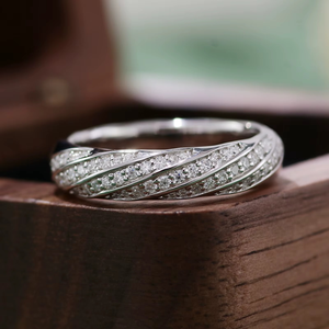 Hip Hop Men's 925 Sterling Silver Band Round DEF/VVS High Quality Moissanite <b>Ring</b> Band Engagement <b>Ring</b> Party Men <b>Ring</b> - Product Image 5