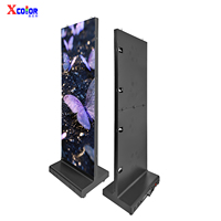 Display LED Pieghevole P2.5 con Cabinet in Ferro, Schermo Pubblicitario Digitale per Interni, Segnaletica LED Portatile per Negozi, Centri Commerciali ed Esposizioni