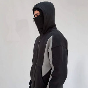 Sweat-shirt élégant à capuche zippé sur toute la longueur, confortable et chaud, parfait pour les hommes, les femmes, les adolescents et les jeunes adultes. - Product Image 2