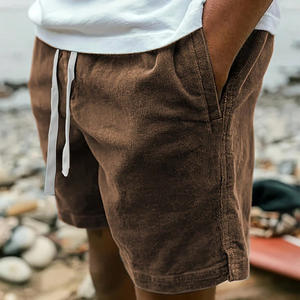 Custom Vintage Acid Wash 100% Cotton Fleece Breathable Eco-Friendly Workout Shorts <b>Elastic</b> Waist Bulk Factory Supplier - Product Image 1