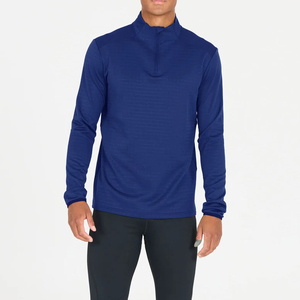 T-shirt athlétique à manches longues en tissu de 180 grammes, coupe ample, pour hommes, décontracté, fabriqué par des fabricants de vêtements. - Product Image 3