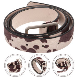 Ceinture en cuir de vachette véritable à poils 100% naturels, fabriquée à la main, de luxe, élégante, nouvelle conception, vente en gros pour les entreprises de mode - Product Image 1