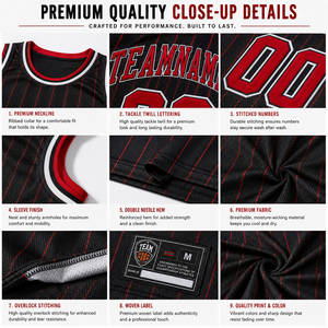 Maillot de basket-ball personnalisé à rayures vintage pour hommes, uniforme d'équipe rétro sublimé, léger et respirant, nom et numéro personnalisés - Product Image 4