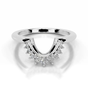 Anillo de Boda con Diamante Cultivado en Laboratorio, Corte Facetado Redondo, Certificado IGI - Product Image 1