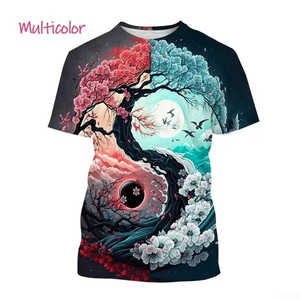 T-shirts à manches courtes unisexes pour hommes Dragons, coupe ample, tricotés, 100% polyester, écologiques, avec impression 3D - Product Image 2