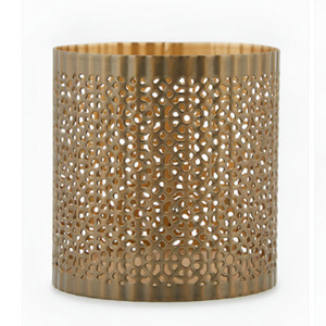 เชิงเทียนโลหะดีไซน์ใหม่ ทำมือ รูปทรงกลม - Product Image 1