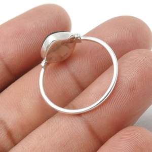 Mother Third Eye Chakra Promise <b>Ring</b> In 925 Sterling Silver Oxidized With Cushion Cut <b>Labradorite</b> Gemstone Bohemian Jewelry - Product Image 5