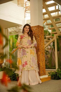 NEW DESIGNER SALWAR KAMEEZ for WOMEN with FANCY DUPPATA EMBROIDERY HAND PRINT WORK-MODERN STYLE QUICK DRY - Product Image 2