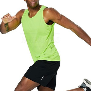 Breathable Running <b>Singlet</b> Quick Dry Gym Tank Top <b>for</b> <b>Men</b> Lightweight Sportswear Custom Logo - Product Image 6
