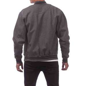 Front Man Sports Custom <b>Jersey</b> Fleece Men Varsity <b>Jacket</b> Wool Sleeve University Baseball Windproof Breathable Winter Streetwear - Product Image 2