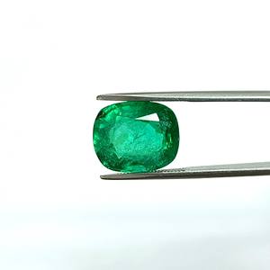 Émeraude verte taille coussin de 5,66 carats provenant de la Zambie, pierre précieuse ECHBW-258 - Product Image 2