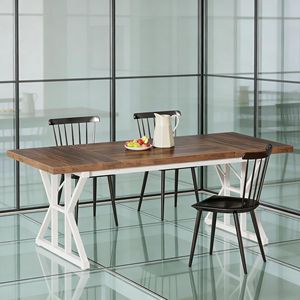 Tavolo da Pranzo in Legno da 180 cm per 6 Persone, Stile Rustico per Cucina - Product Image 1