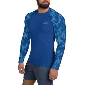 Nouveau Style Hommes Imprimé À Manches Longues BJJ Rash Guard En Gros Sur Mesure Compression Porter Rash Guard - Product Image 2