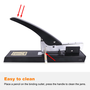 Engrapadora Eagle 938 Jumbo de Alta Resistencia, Construcción Totalmente Metálica, Capacidad para 100 Hojas, Caja de Almacenamiento de Grapas Integrada, Manual - Product Image 2