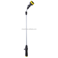 Lances de jardin télescopiques 33-48 pouces, 7 fonctions, avec pulvérisation variable, poignée souple et levier de commande au pouce, pour l'extérieur en été