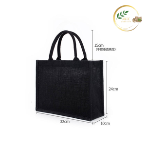 Bolsa de Yute Resistente y Duradera con Base Reforzada para Compras - Product Image 2