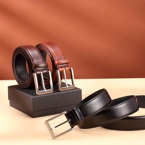 Cinturón de Cuero de Lujo para Hombre, Diseño Clásico Vintage con Hebilla de Acero y Calavera, Longitud Personalizable, Moda Casual, Gran Venta 2026 - Product Image 2