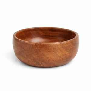 Tazón Decorativo de Madera Hecho a Mano con Diseño Meena, Tazón para Servir Ensaladas y Frutas, Vajilla de Cocina Artesanal de Lujo - Product Image 4