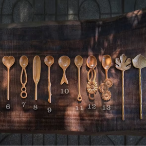 Heart Shaped Wooden <b>Spoon</b> Handmade Vietnam Factory Wholesale Custom Label Wooden <b>Spoon</b> Decorative Gift 99 Gold Data - Product Image 1