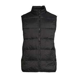Chaleco Acolchado Ligero para Hombre, 100% Poliéster, Cortavientos de Invierno, Prenda Exterior Informal, Sin Mangas, con Logotipo Frontal - Product Image 3