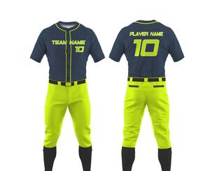 Uniforme de béisbol para hombre disponible al por mayor, totalmente personalizado, transpirable, antiarrugas, a precio económico. - Product Image 2